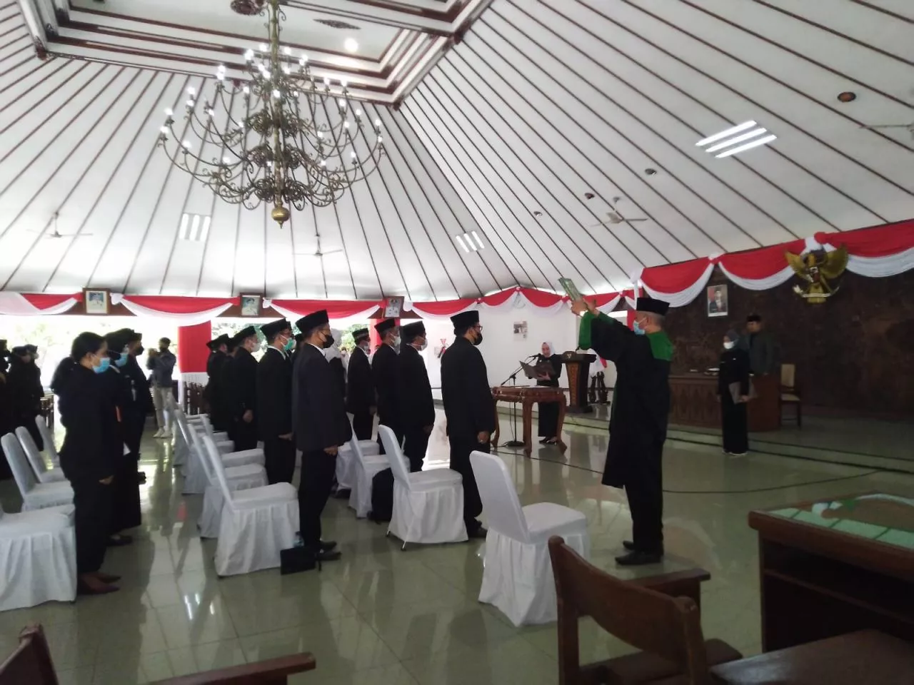 Bupati Bojonegoro Anna Mu’awanah Melantik 43 Pejabat