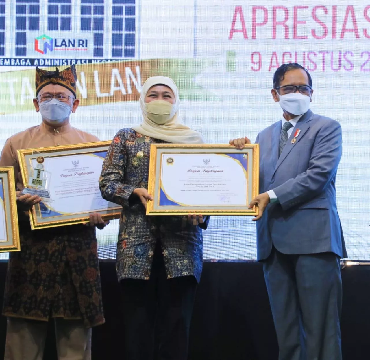 BPSDM Jatim Peringkat Pertama Lembaga Pelatihan Berprestasi