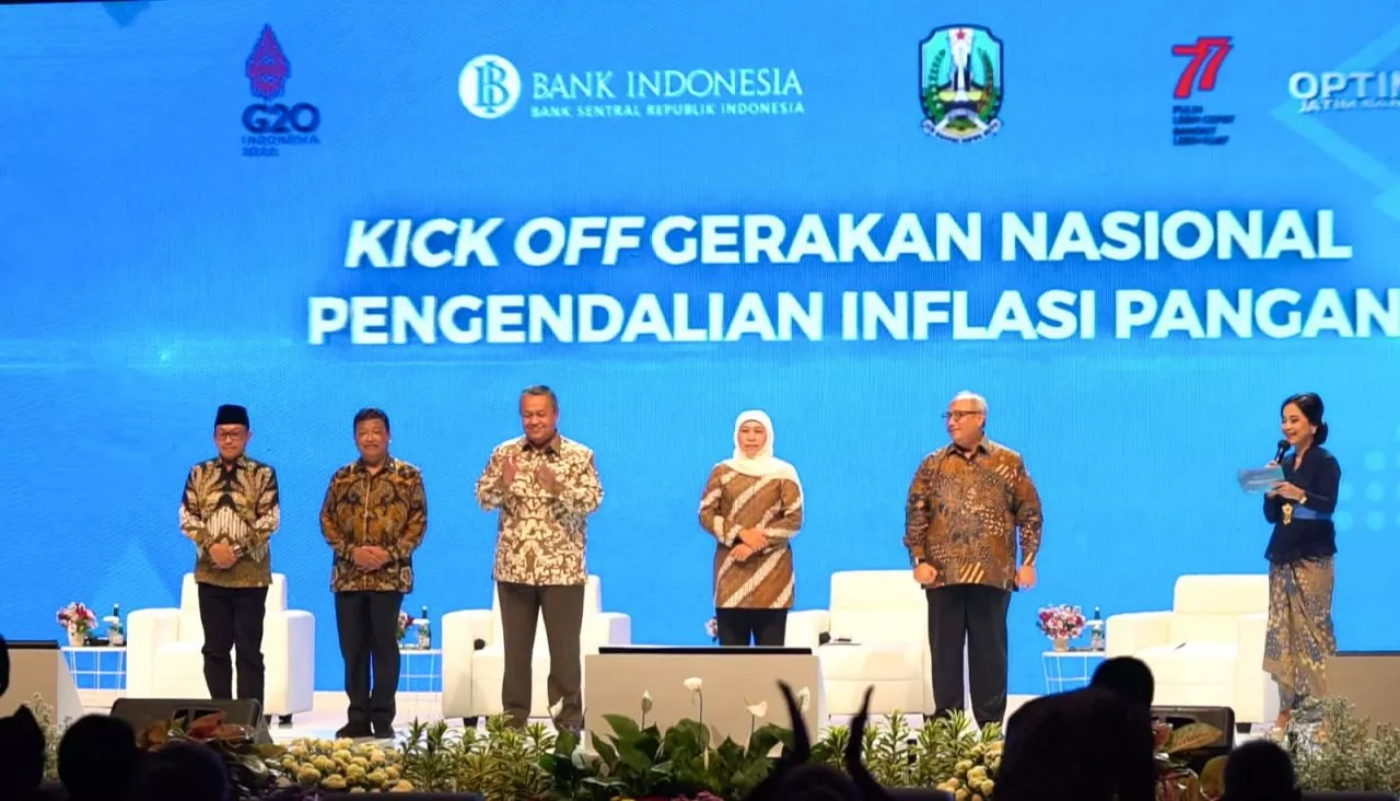 Gubernur Khofifah Komitmen Dukung Gerakan Nasional Pengendalian Inflasi Pangan (GNPIP)