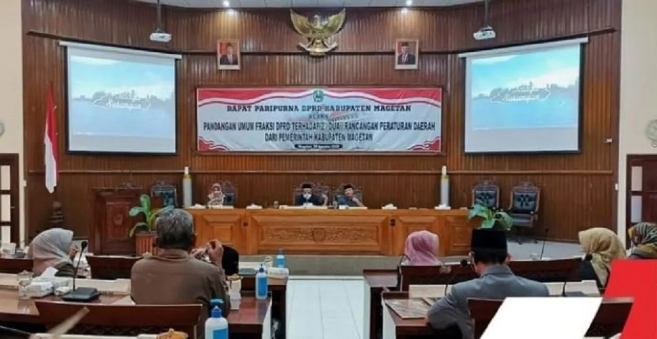 DPRD Magetan Gelar Paripurna Bahas Raperda Tera Ulang dan Penanggulangan TB HIV/AIDS