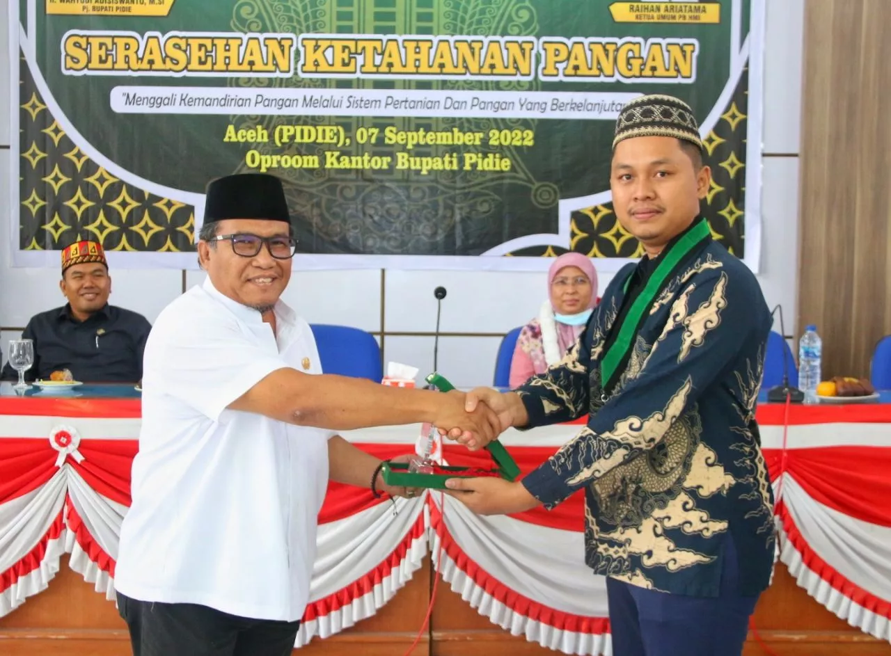 Pj Bupati Pidie : Pemenuhan Pangan Rakyat Berpengaruh Terhadap Jatuh Bangunnya Sebuah Negara