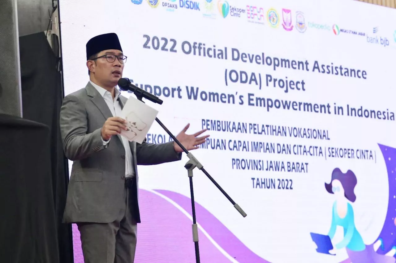 Ridwan Kamil Buka Pelatihan Vokasional untuk Alumni Terbaik Sekoper Cinta