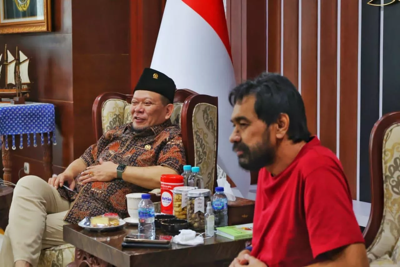 Eks Panglima GAM, Muzakir Manaf Temui Ketua DPD RI