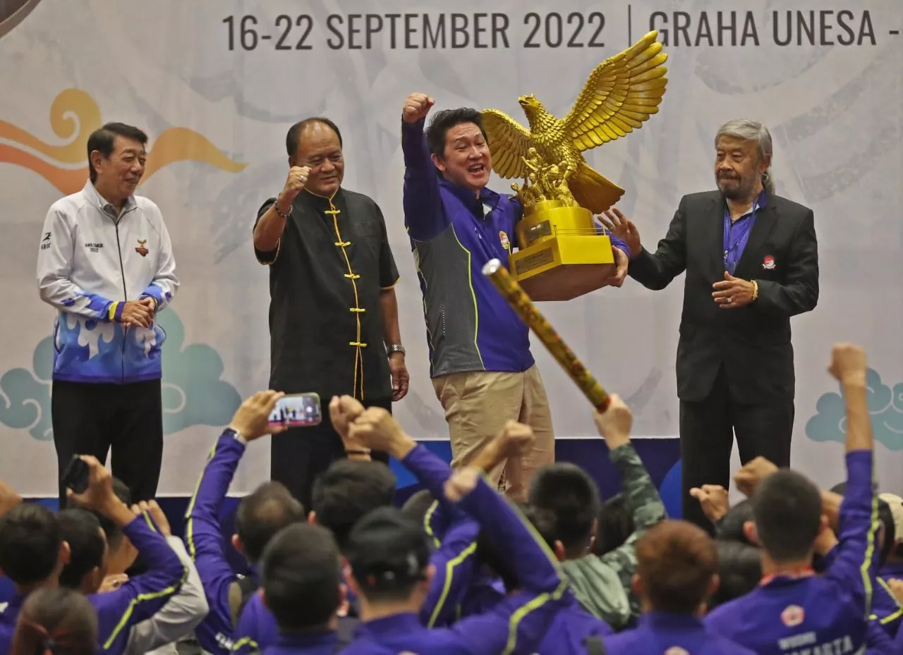 Kejurnas Wushu, DKI Jakarta Rebut Piala Presiden dari Jawa Timur