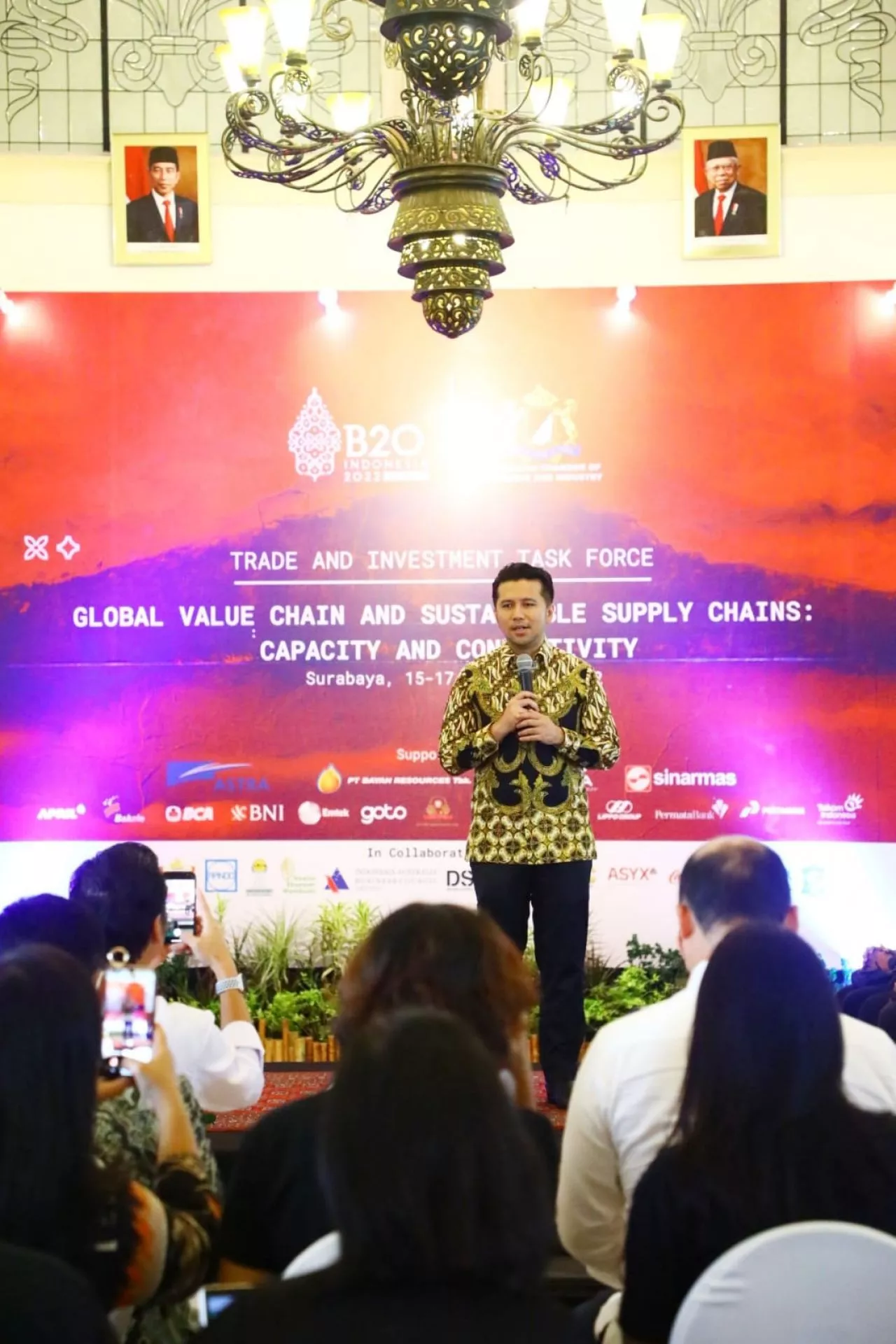 Wagub Emil Optimis B20 di Jatim Mampu Lahirkan Pemikiran Strategis Bagi Bisnis Global