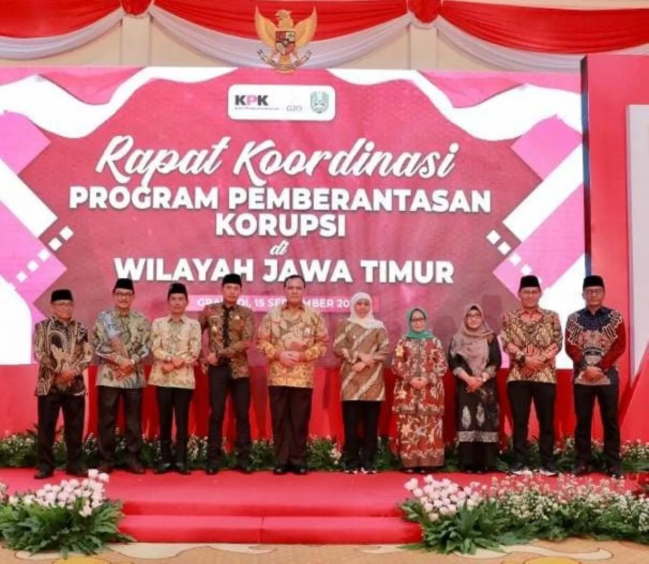 Gubernur Khofifah Tegaskan Pentingnya Amar Ma ruf Nahi Munkar Guna Cegah Korupsi