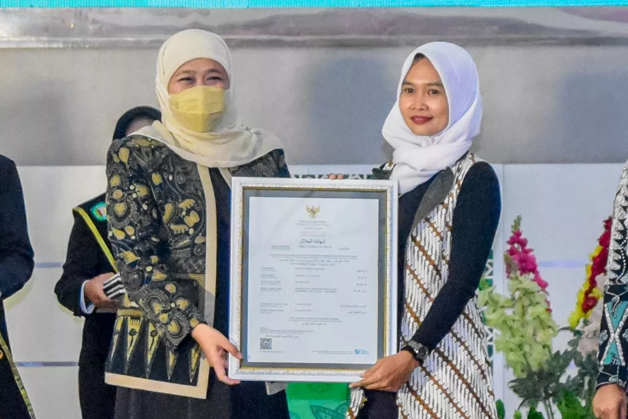 Festival Produk Halal Jatim Bangkit Ikatan Sarjana Nahdlatul Ulama di Malang