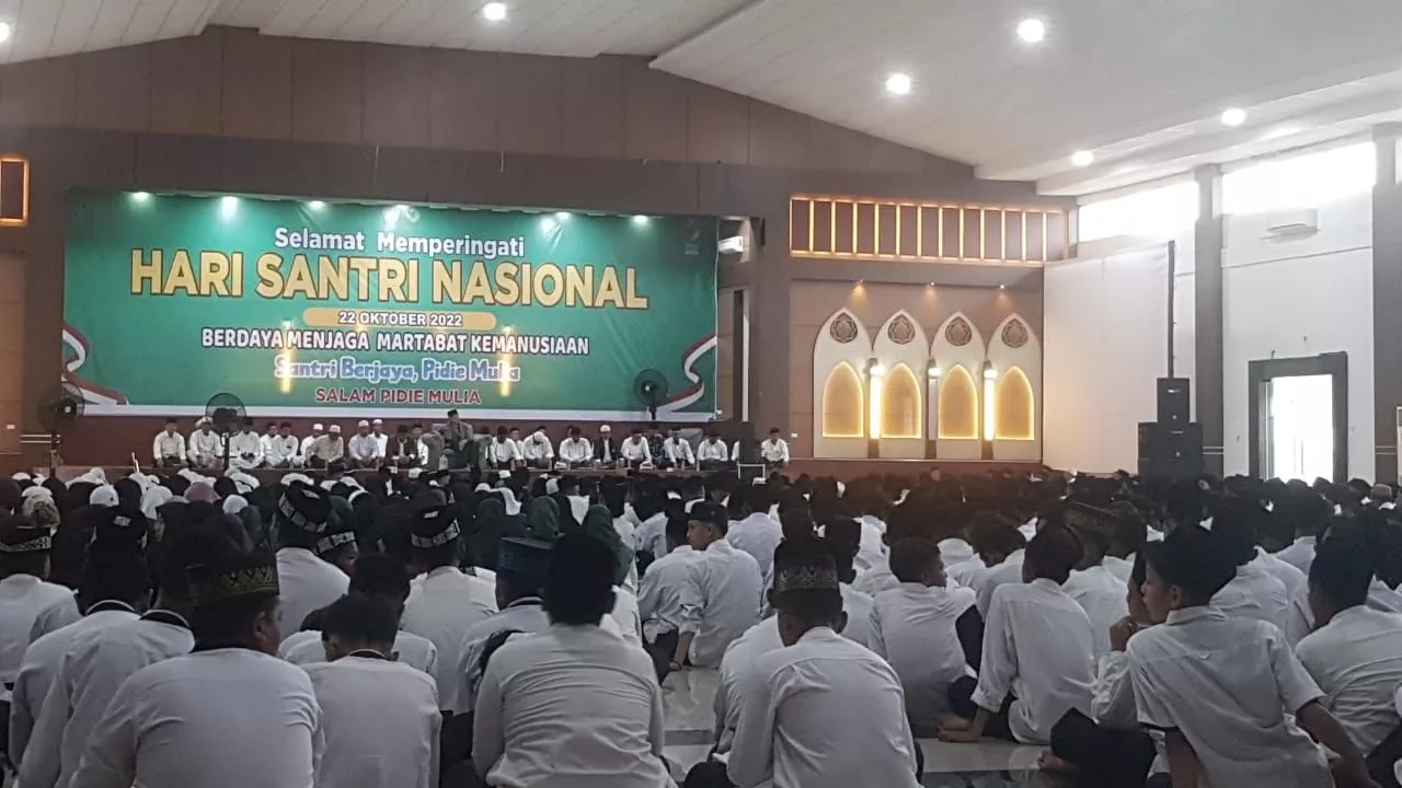 Ribuan Santri Hadiri HSN 2022 di Pidie