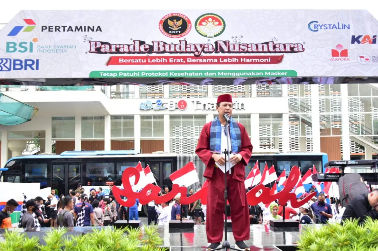 Kuatkan Akar Budaya Bangsa, BNPT RI Pecahkan Rekor Muri pada Gelaran Parade Budaya Nusantara