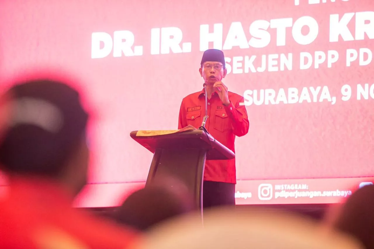Di Depan Ribuan Kader PDIP Surabaya, Adi Sutarwijono Ajak Cetak Sejarah Menang 3 Kali