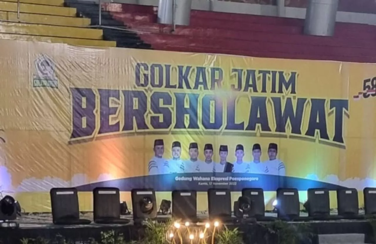 Rangkaian HUT Golkar ke-58, Ditutup dengan Gelaran Sholawat