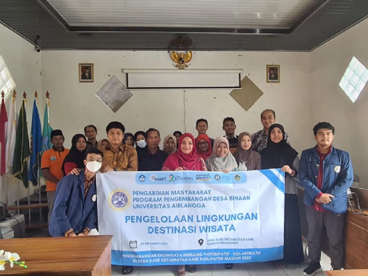 Universitas Airlangga Latih Manajemen Pengelolaan Sampah di Tempat Wisata Hutan Nongko Ijo Madiun