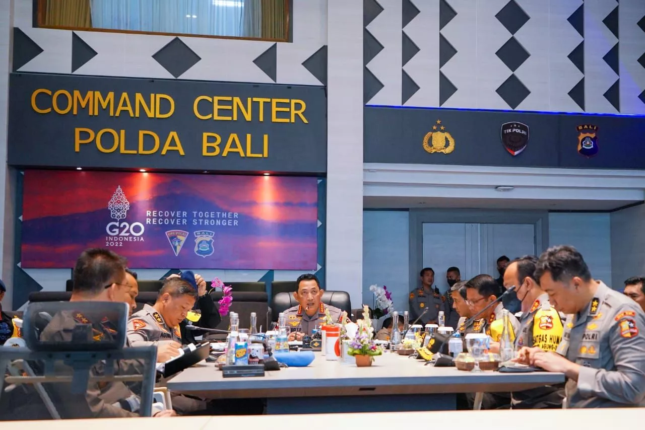 Tinjau Command Center, Kapolri Pastikan Pengamanan KTT G-20