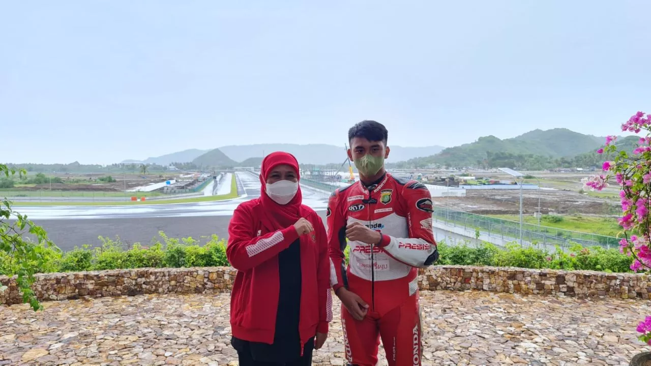 Mario Sebut Khofifah Berperan Besar dalam Kesuksesannya di Moto3 2022