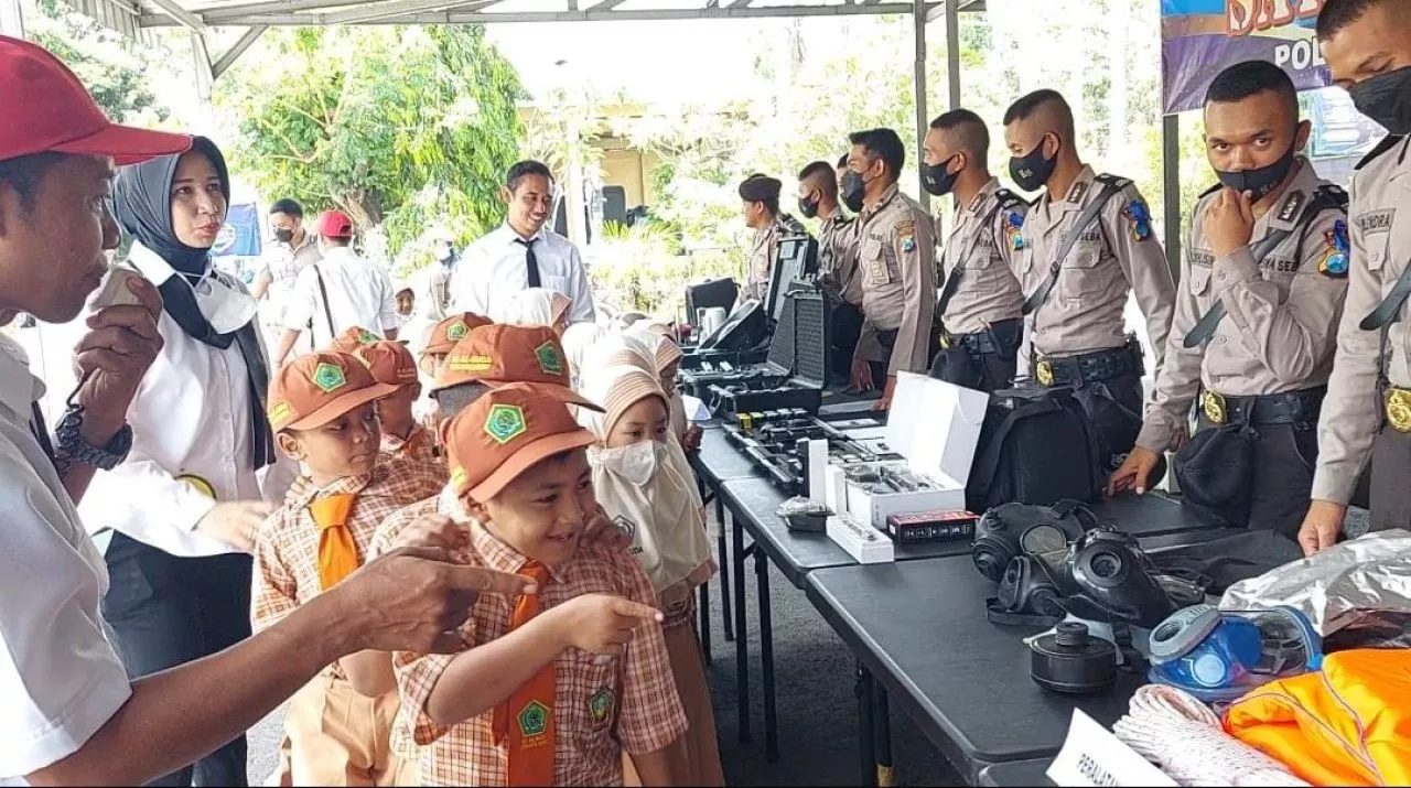 Polres Nganjuk Dorong Siswa Jadi Pelopor Keselamatan Lalu Lintas