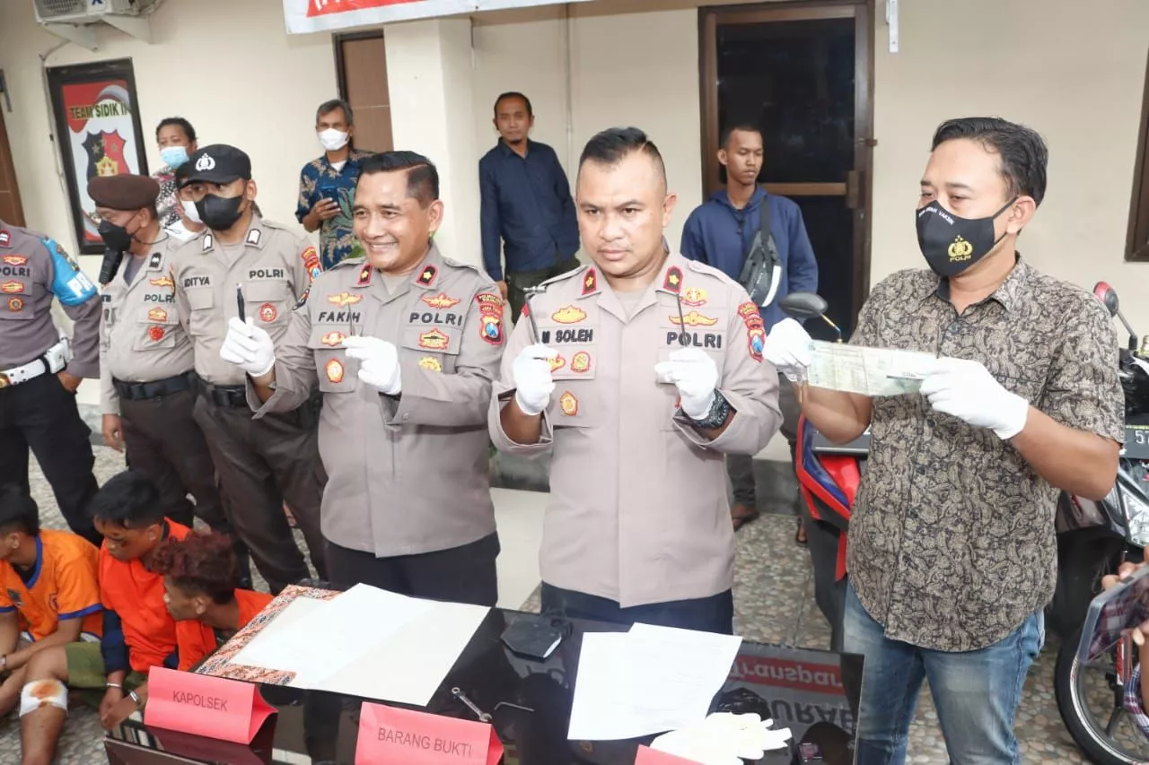 Polrestabes Surabaya Kembali Tangkap 4 Pelaku Curanmor