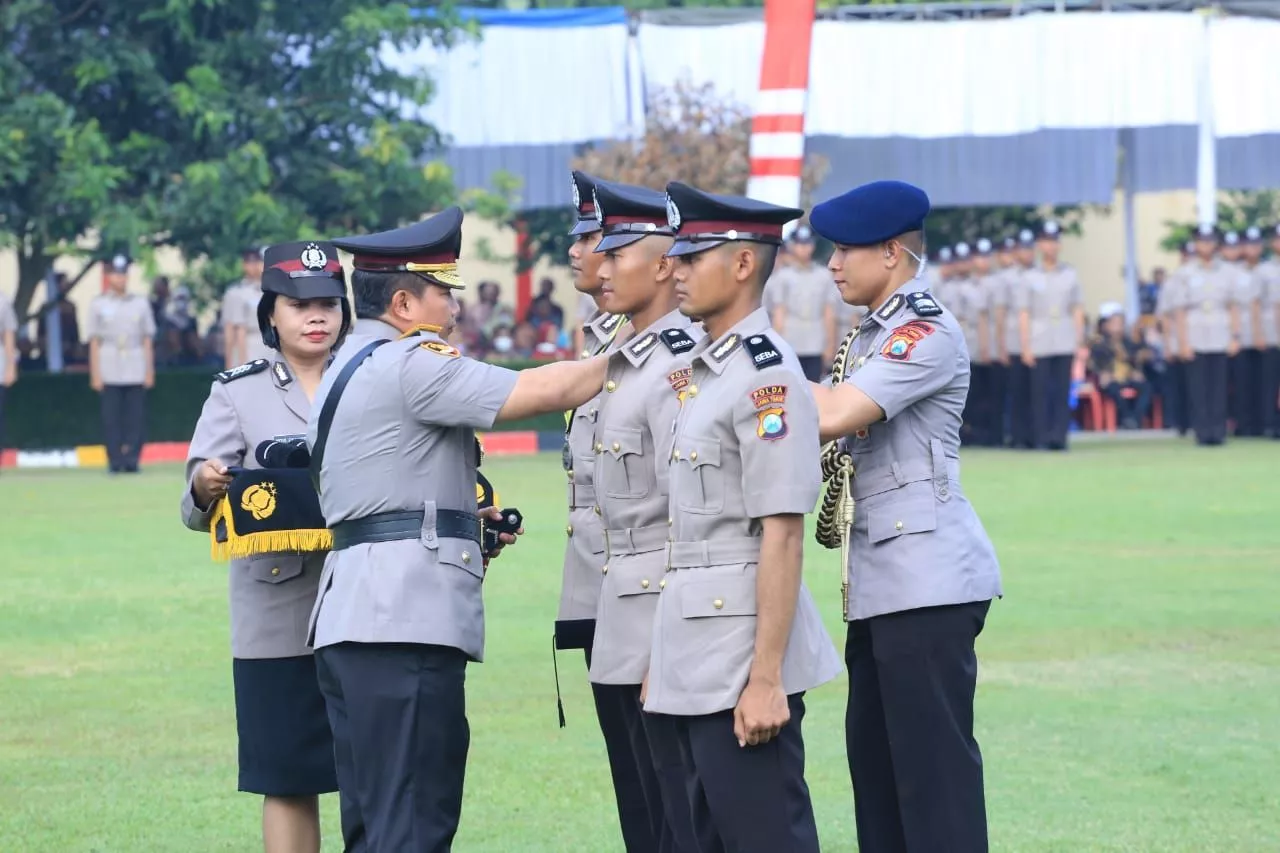 Kapolda Jatim Lantik 638 Bintara Baru Tahun Anggaran 2022