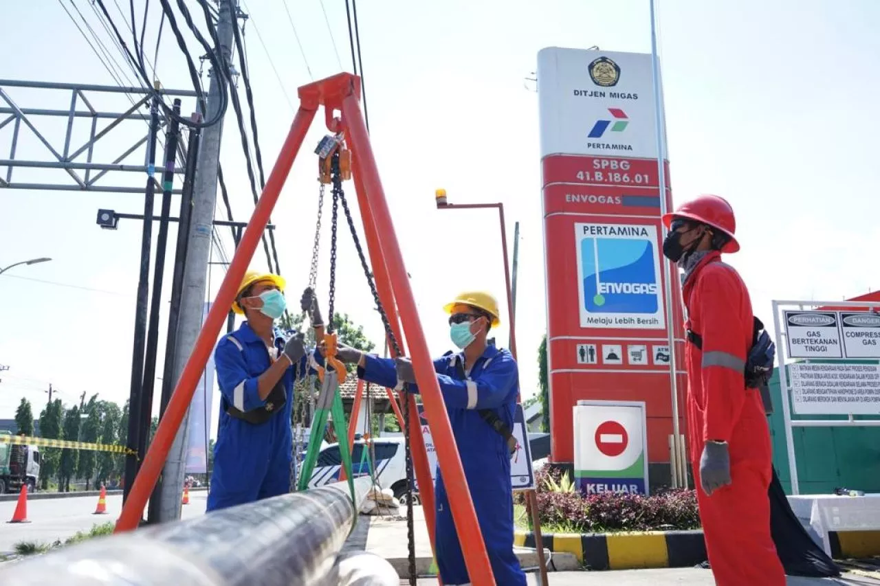 Subholding Gas Pertamina Mulai Bangun Pipa Distribusi ke ruas Mangkang - KIK Kendal