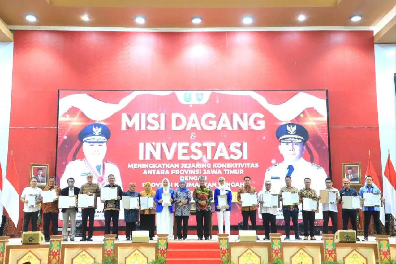 Misi Dagang Gubernur Khofifah di Kalteng Sukses Hasilkan Transaksi 293.59 Miliar
