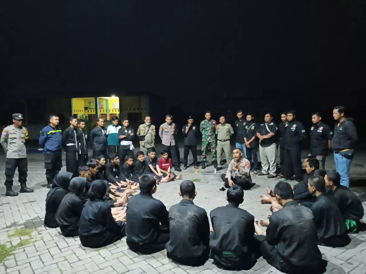 Di Gresik, Para Pesilat Diajak Jaga Natal dan Tahun Baru Bersama TNI dan POLRI