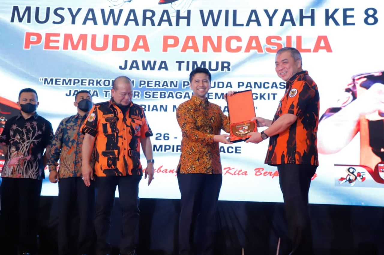Buka Muswil ke-8 Pemuda Pancasila (PP) Jatim, Wagub Emil Harap PP Ikut Bangun Kemandirian Masyarakat
