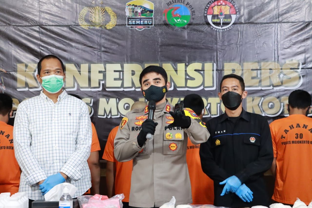 Polresta Mojokerto Gagalkan Peredaran 3,1 juta Butir Pil Koplo