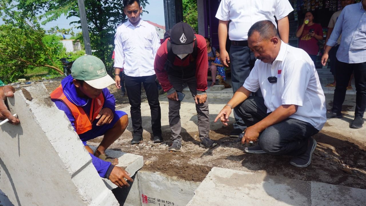 CakJi Desak Pengerjaan Box Culvert Sesuai Spesifikasi