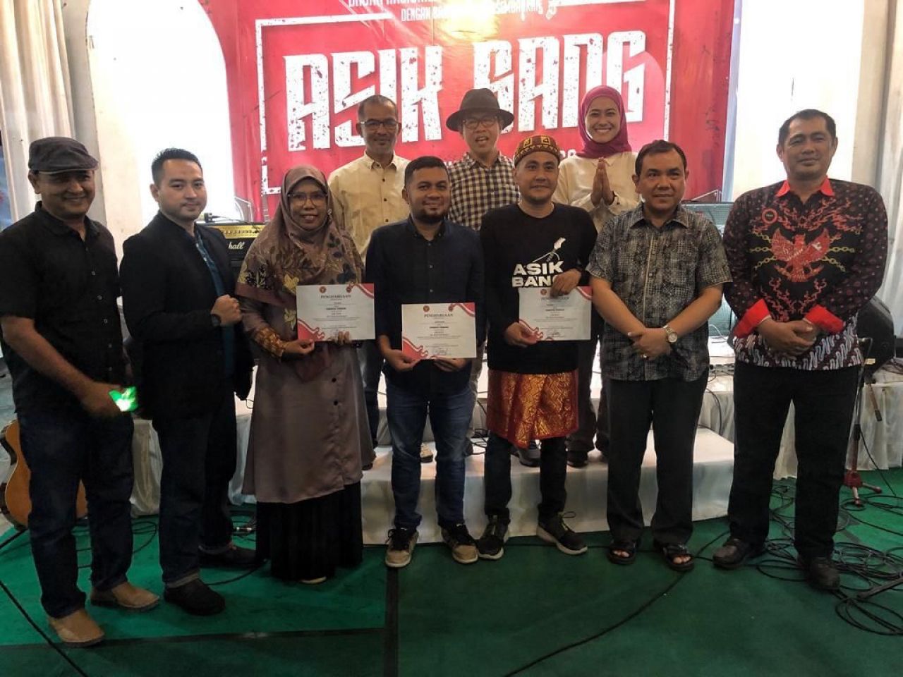 Forum Koordinasi Pencegahan Terorisme menggelar Festival Aksi Musik Anak Bangsa (ASIK BANG) di Aceh Besar, Selasa (9/8/2022) dengan Tema Damai Kita Harmoni Indonesia.