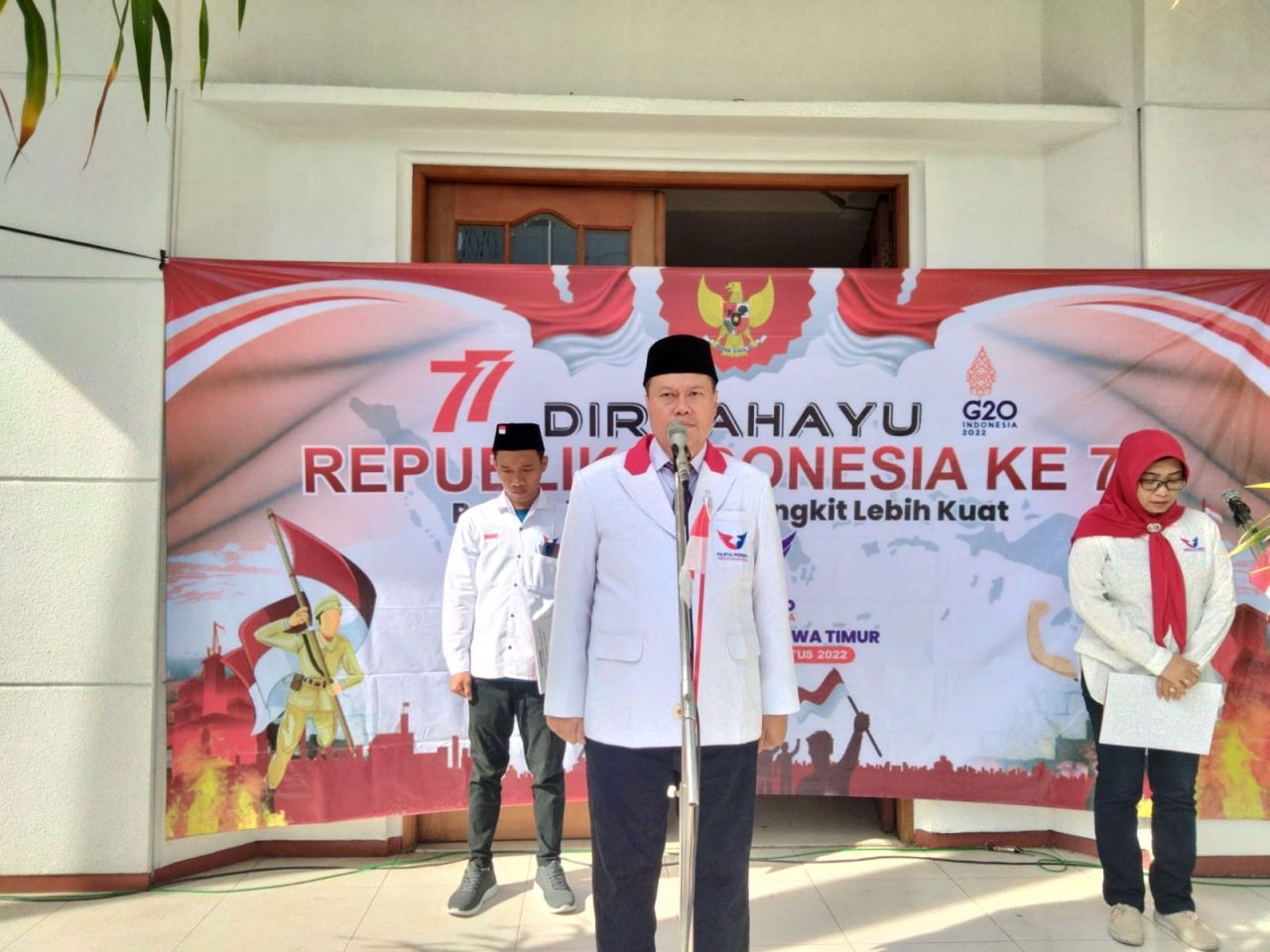 HUT Kemerdekaan RI, Perindo Jatim: Senantiasa Bersyukur, Ciptakan Hal Positif