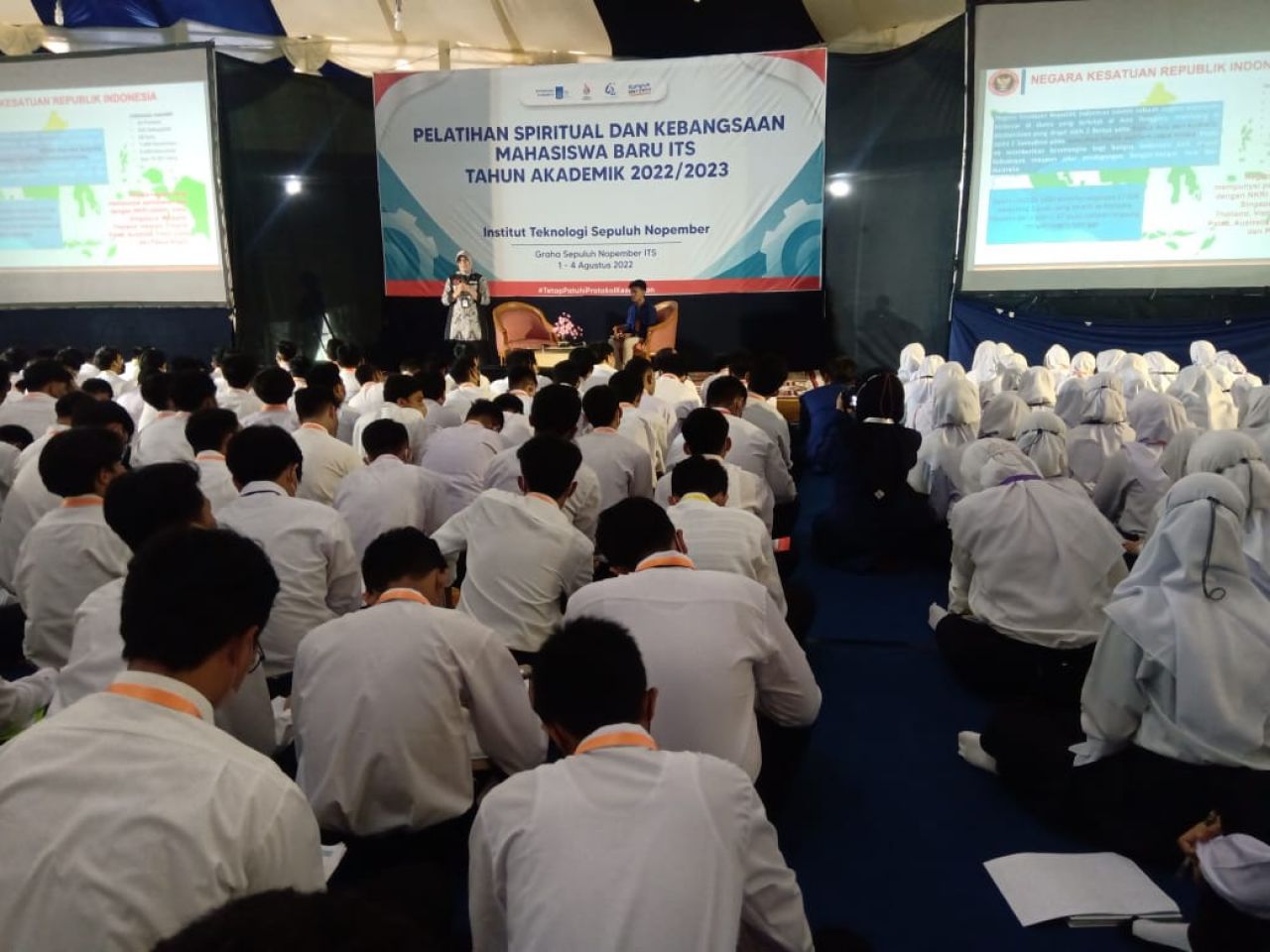 Mahasiwa Baru  ITS Ikuti Pelatihan Spiritual Kebangsaan Bersama BNPT