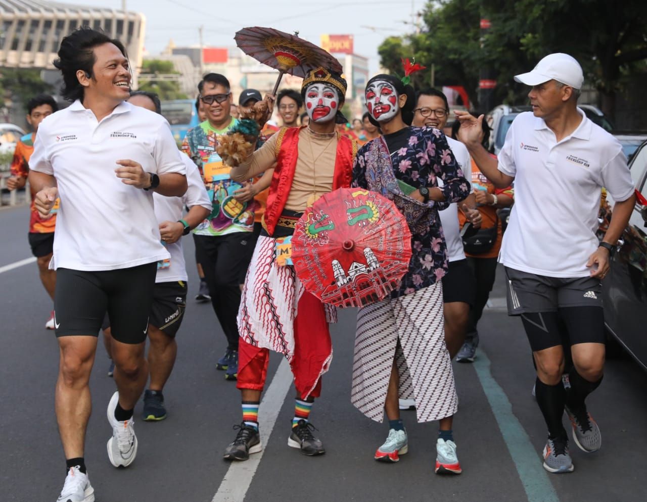 Iron Man Sampai Werkudara Ikut Lari Bareng Ganjar