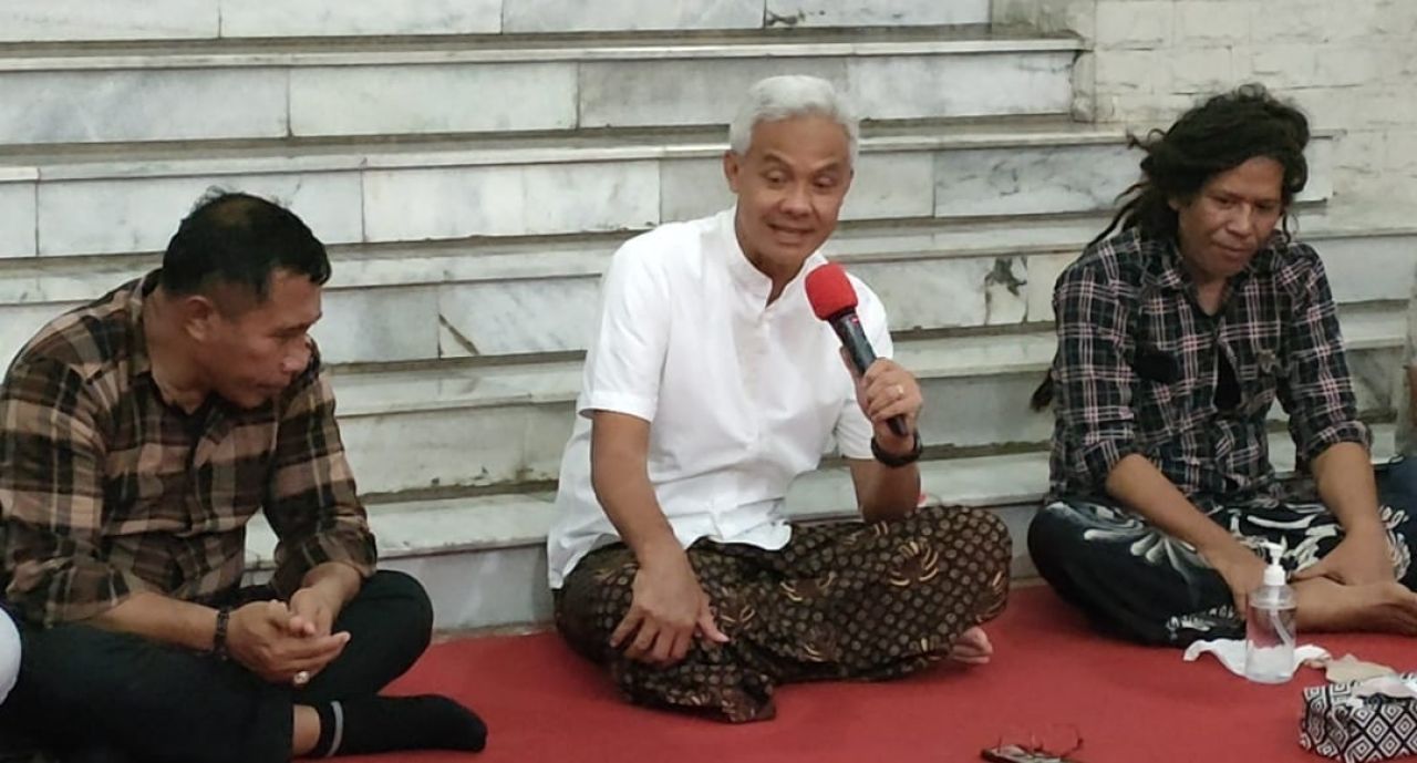 36 Kepala desa bertandang di rumah Dinas Gubernur Provinsi Jawa Tengah Ganjar Pranowo, pada Kamis (02/09/2022) malam.