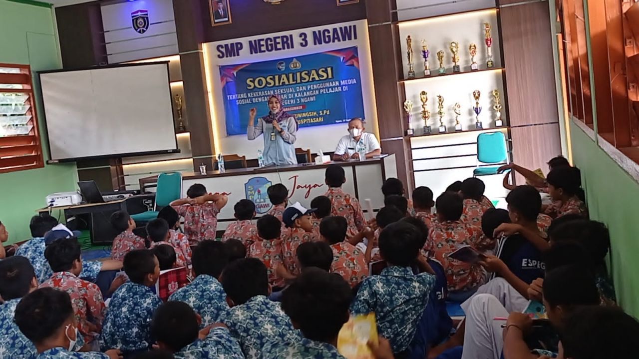 Polres Ngawi Ajarkan Generasi Muda Cerdas Bermedos