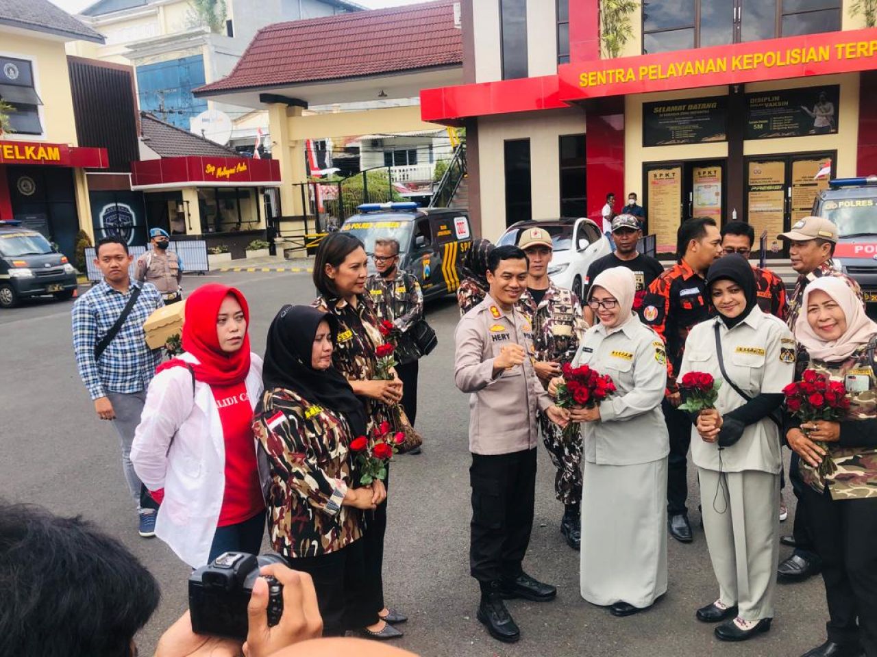 Dukung Kinerja Polri, Gabungan Ormas Kunjungi Polres Jember