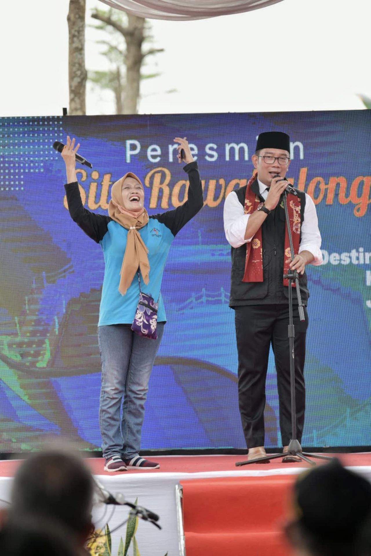 Ridwan Kamil Resmikan Situ Rawa Kalong Hasil Revitalisasi