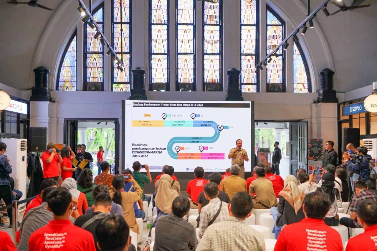 SIG Turut Wujudkan Impian Pejalan Kaki Untuk Memiliki Trotoar Yang Ramah Dan Aman di Kota Jakarta