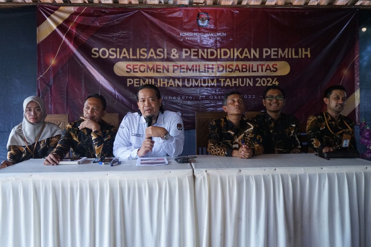 KPU Jatim Ajak Pemilih Segmen Disabilitas Berpartisipasi dalam Pemilu 2024