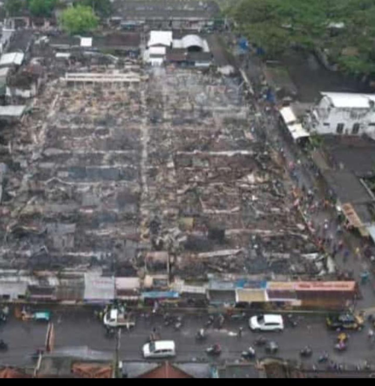 Pemkab Blitar Belum Menentukan Lokasi Untuk Tempat Relokasi Pedagang Pasar Kesamben Yang Terbakar