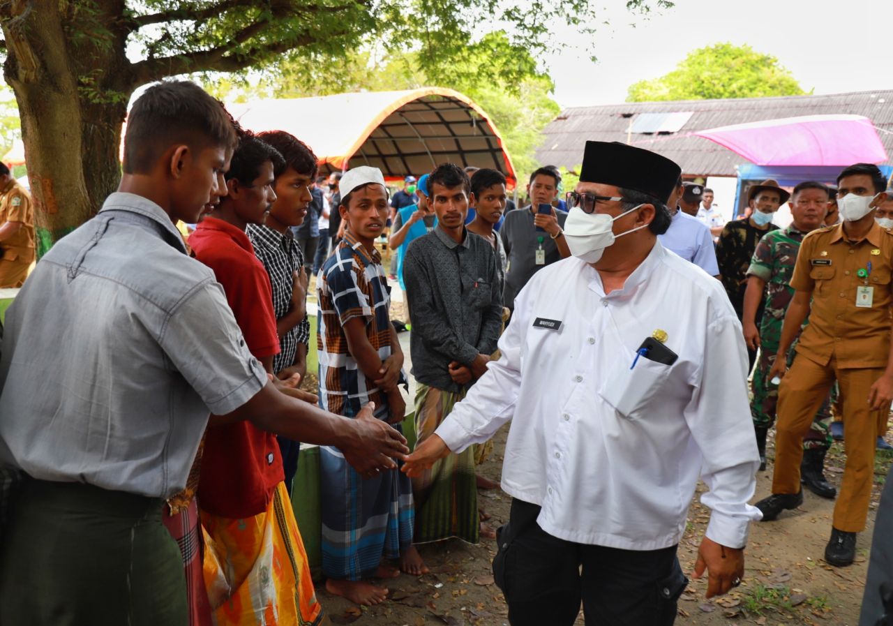 Nasib 185 Pengungsi Rohingya Jadi Atensi Pj Bupati Pidie