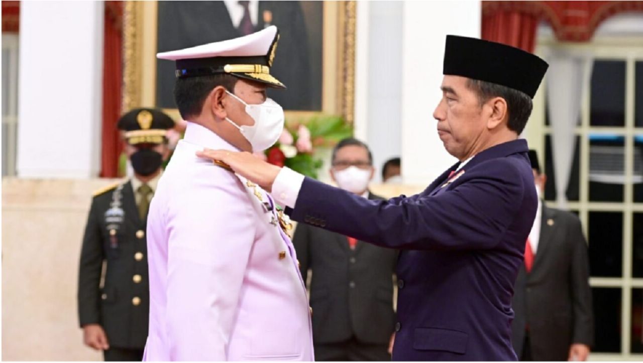Presiden Jokowi Lantik Yudo Margono sebagai Panglima TNI