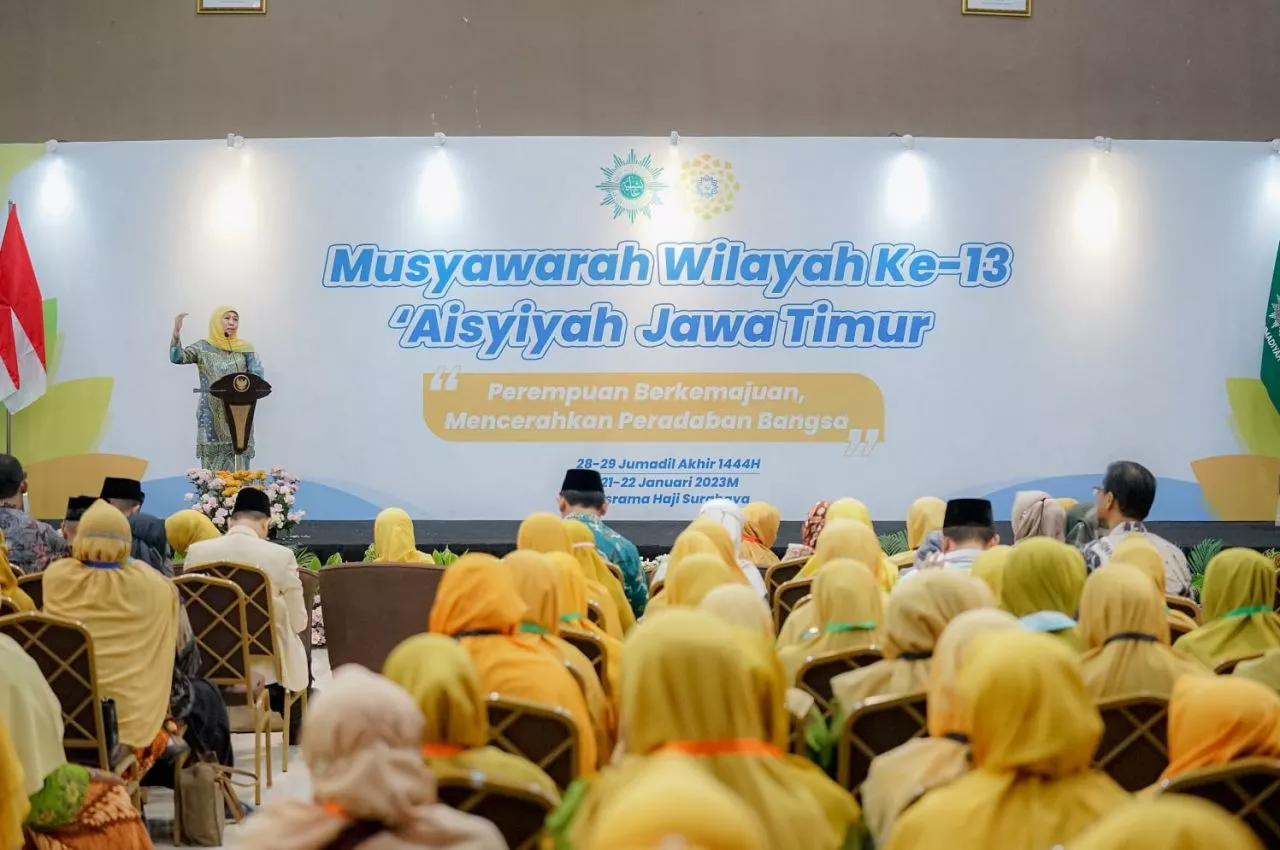 Gubernur Khofifah Hadiri Musywil ke-13 Aisyiyah Jawa Timur