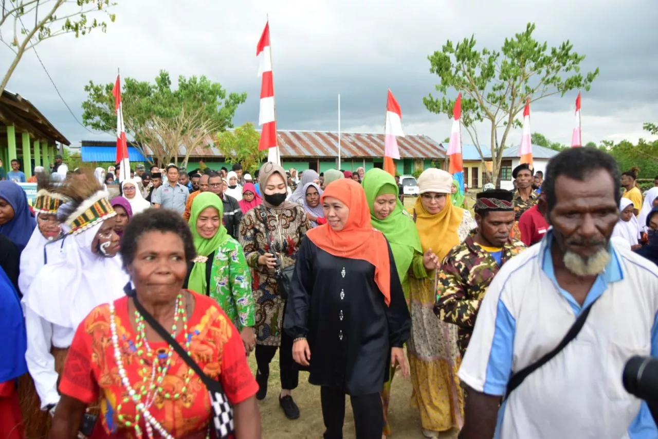 Jejak Mama Khofifah Di Kampung Maibo Papua