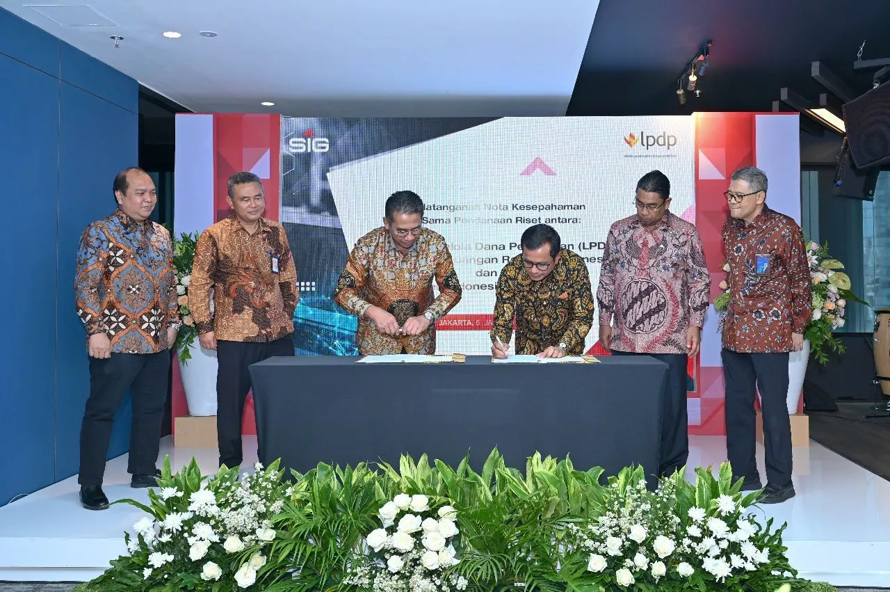 Tingkatkan Penggunaan Produk Dalam Negeri (P3DN), SIG Gandeng LPDP Kerja Sama Riset Sparepart