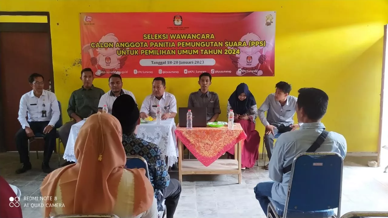 Banyak Perempuan Ikuti Wawancara Calon Panitia Pemungutan Suara (PPS) Di Kepulauan Masalembu