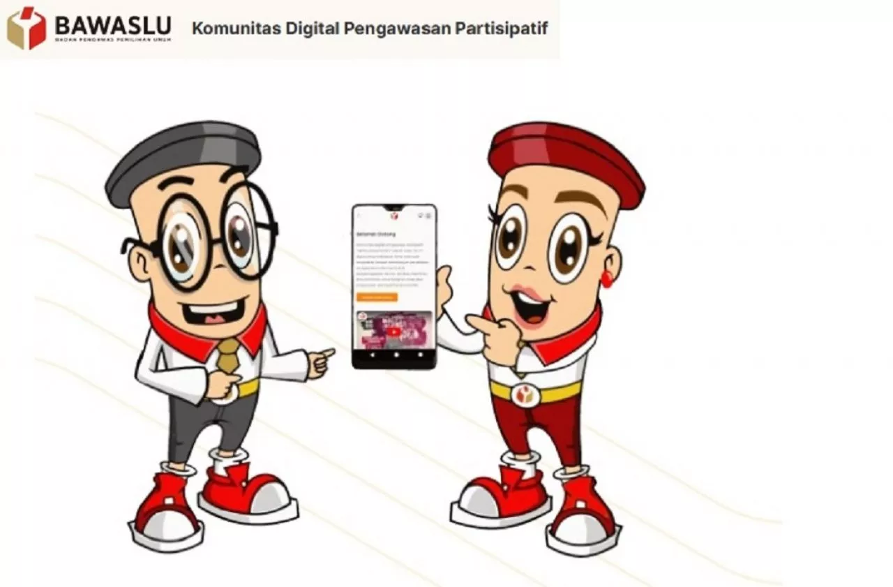 Bawaslu Ajak Masyarakat Awasi Pelaksanaan Pemilu 2024 Menggunakan Aplikasi Jarimu Awasi Pemilu.