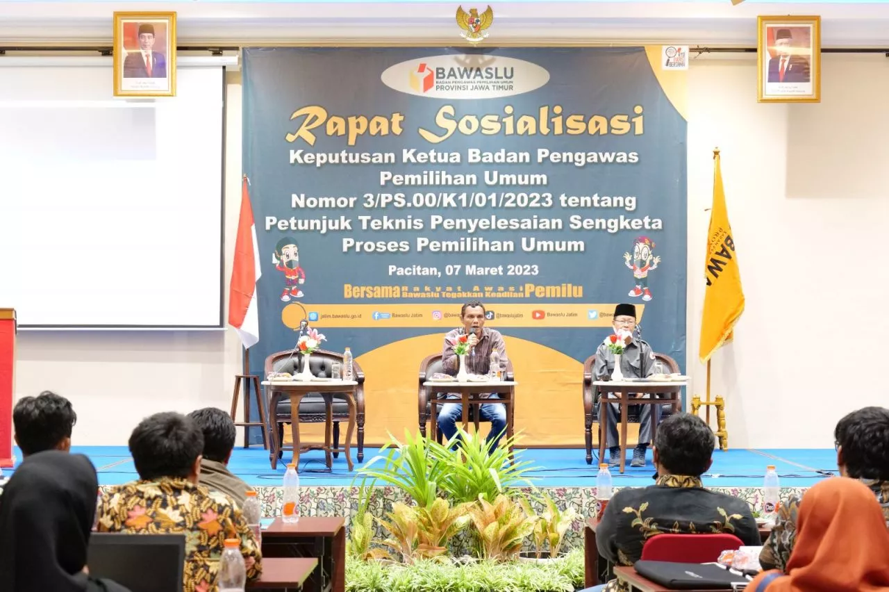 Bawaslu Jatim Perkuat SDM dalam Teknis Penyelesaian Sengketa Proses Pemilu 2024