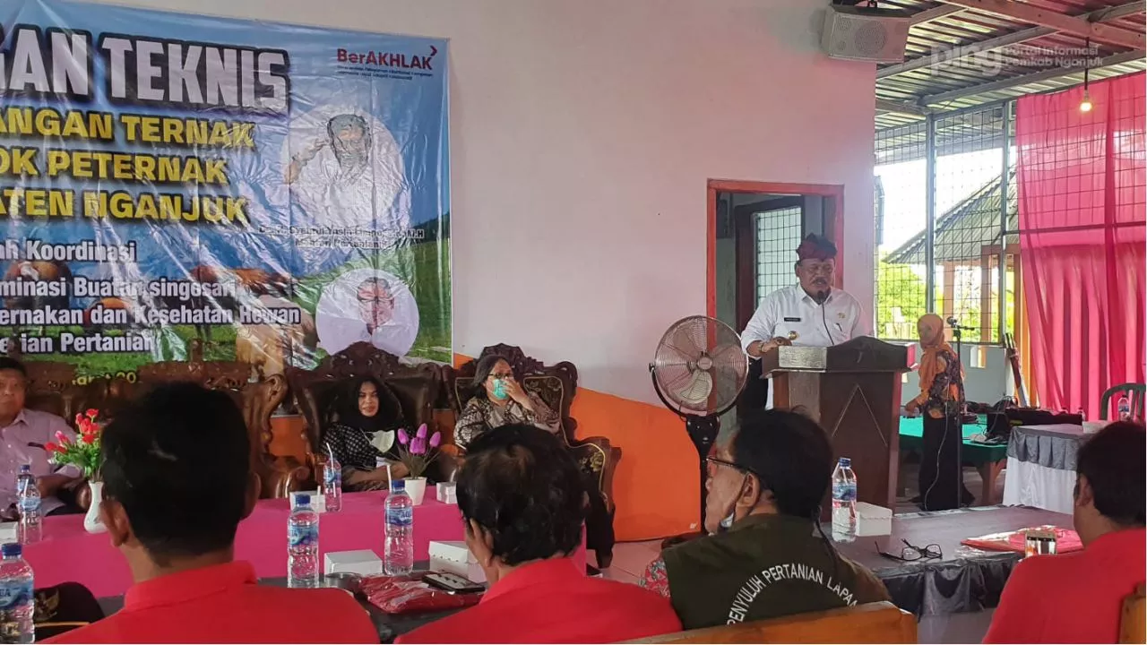 Wujudkan Nganjuk Kabupaten Ternak, Peternak Ikuti Bimtek Dari BBIB Singosari Malang