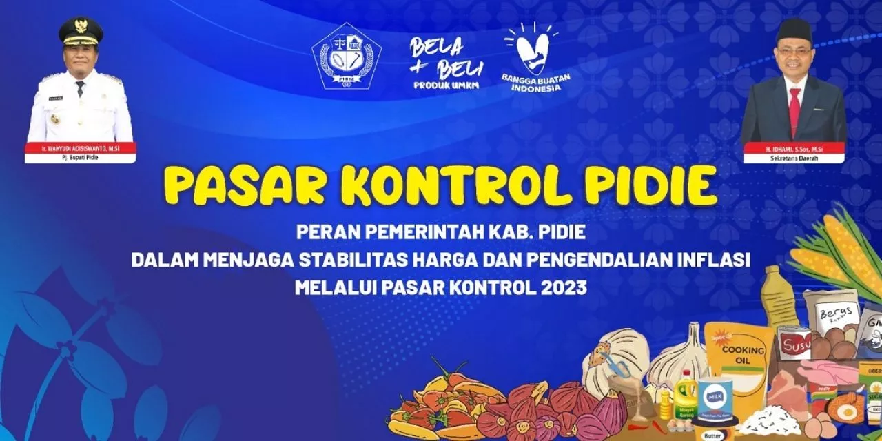 Pasar Kontrol, Upaya Untuk Jaga stabilitas Harga, Pengendalian Inflasi Dan Pemberdayaan UMKM Pidie
