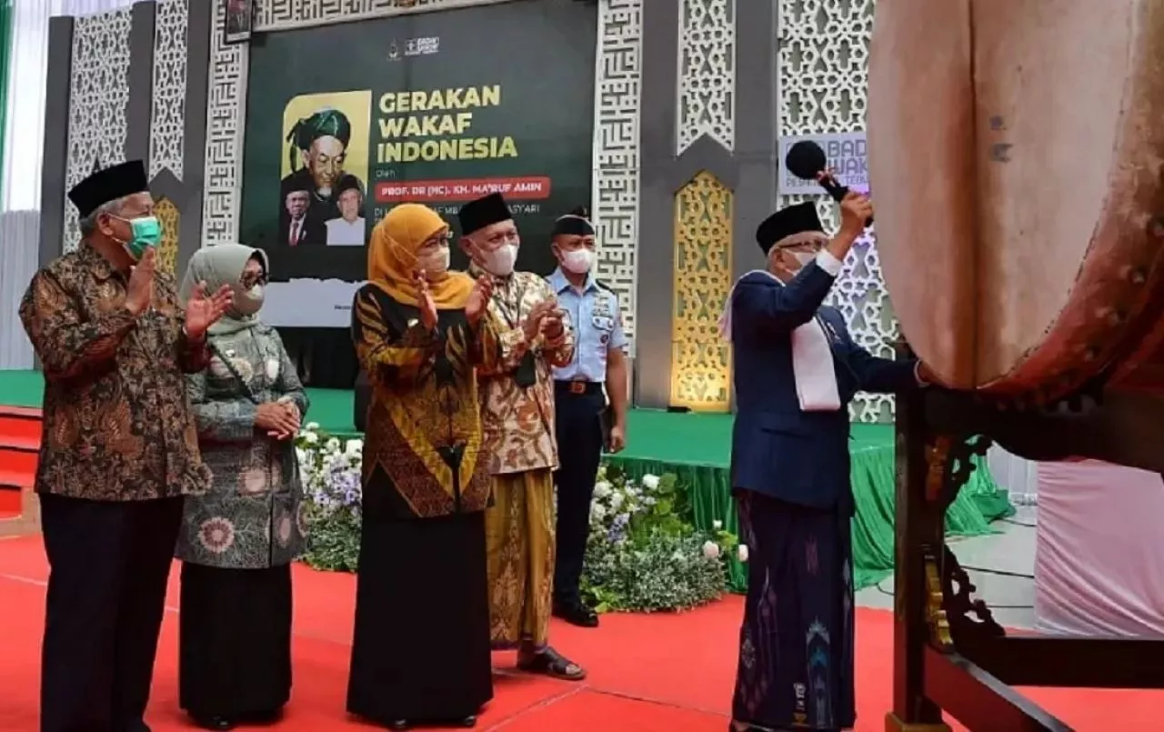 Tingkatkan Kesejahteraan Masyarakat, Wapres Luncurkan Gerakan Wakaf