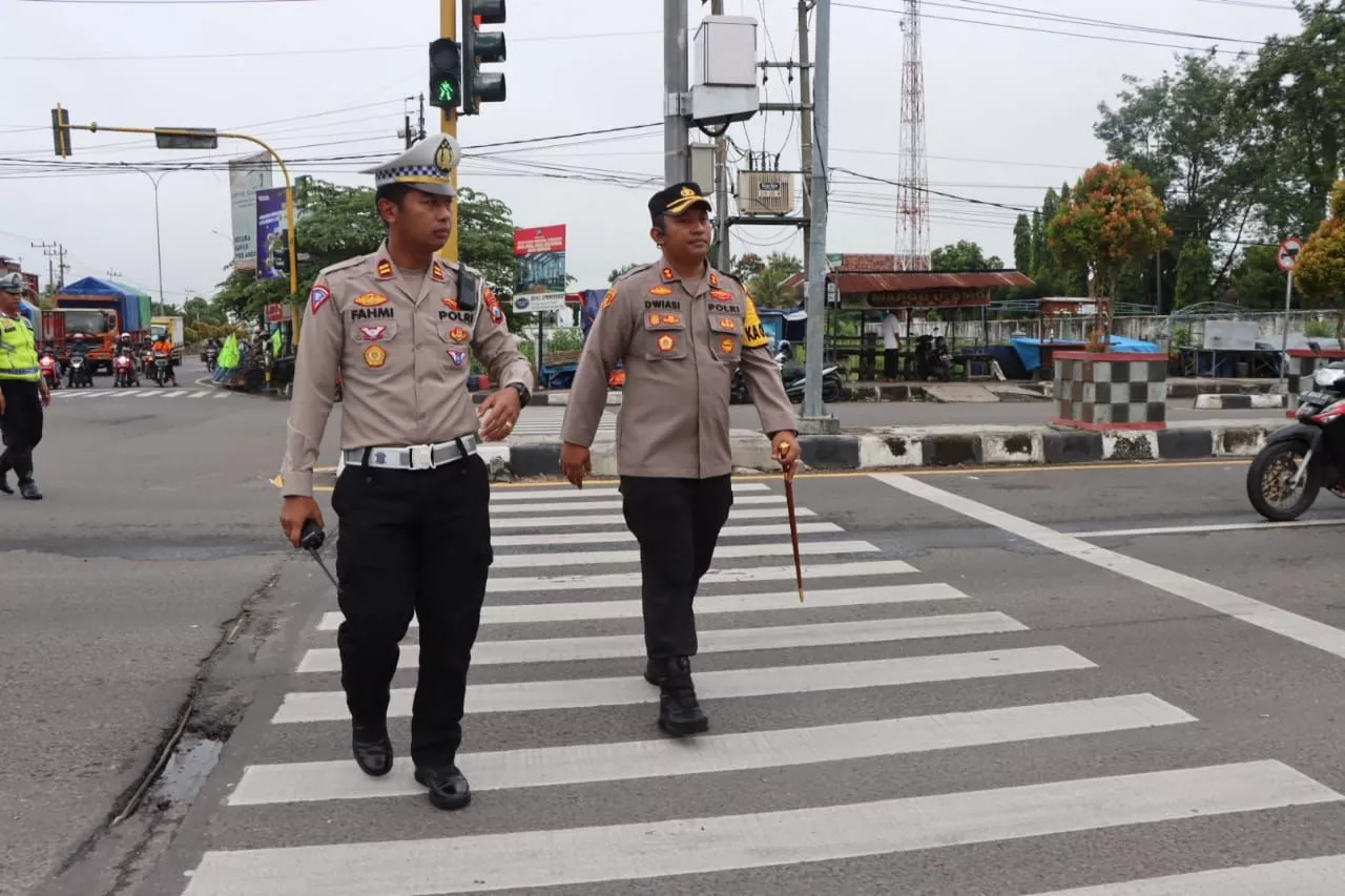 Polres Ngawi Keluarkan Program TEH JAMUS Cegah Laka Lantas Pelajar